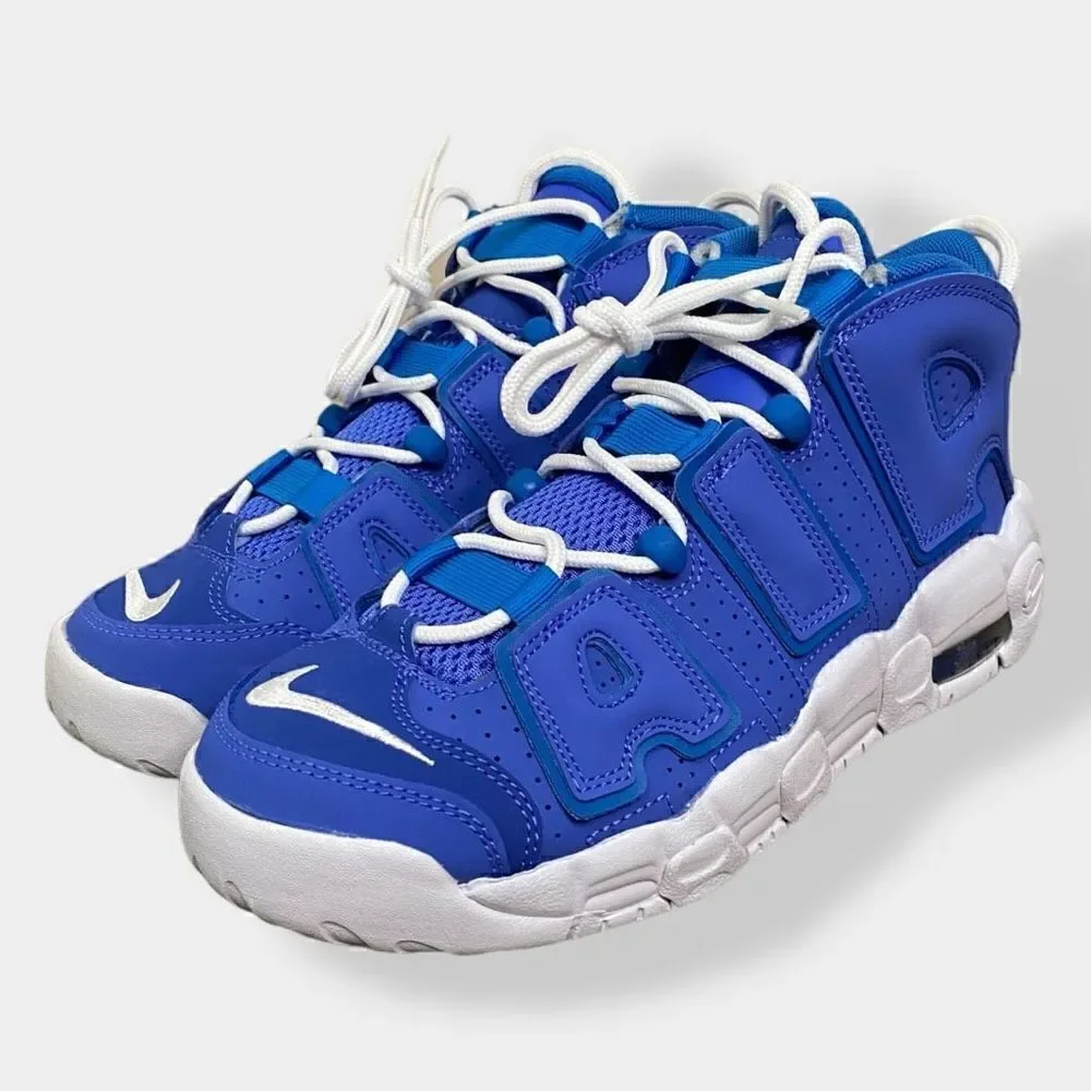Nike Air More Uptempo GS Medium Blue White DM1023-400 Size 6.5Y/ Womens 8 New